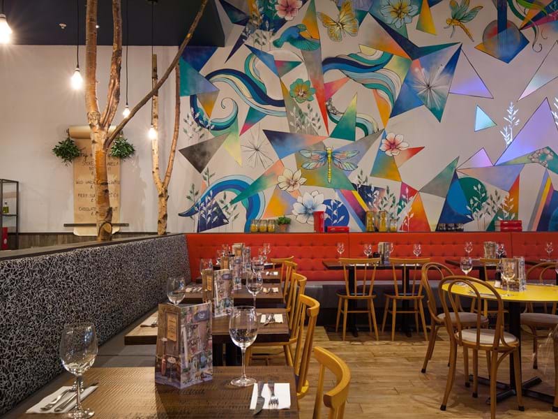 Zizzi restaurants with Svensson fabrics