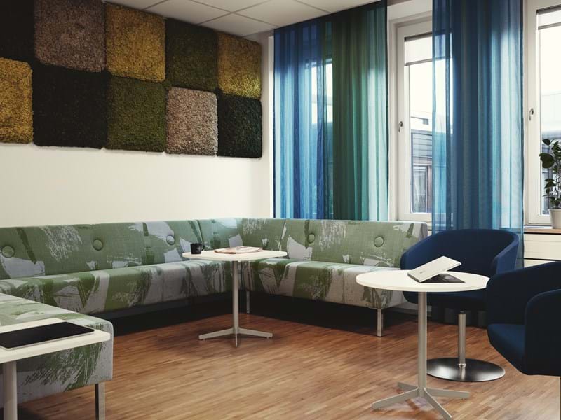 The Swedish Association of Graduate Engineers decorated with Svensson fabrics