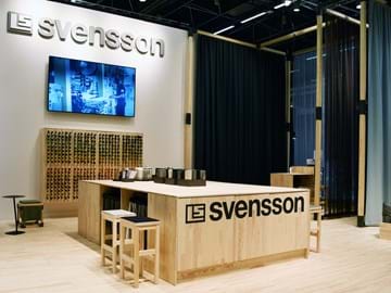 Svensson stand at Stockholm Furniture fair 2019